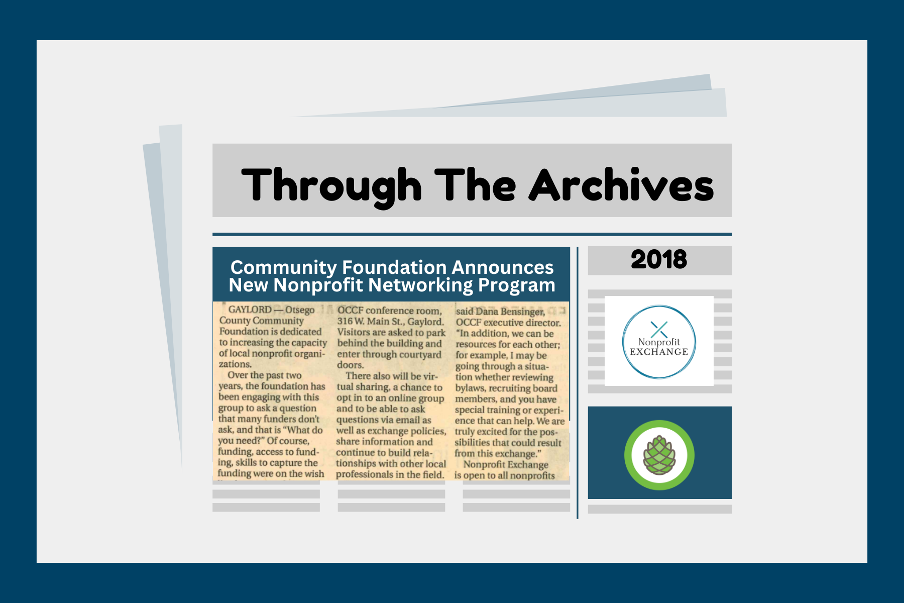 Through the Archives–Nonprofit Exchange (NPX)