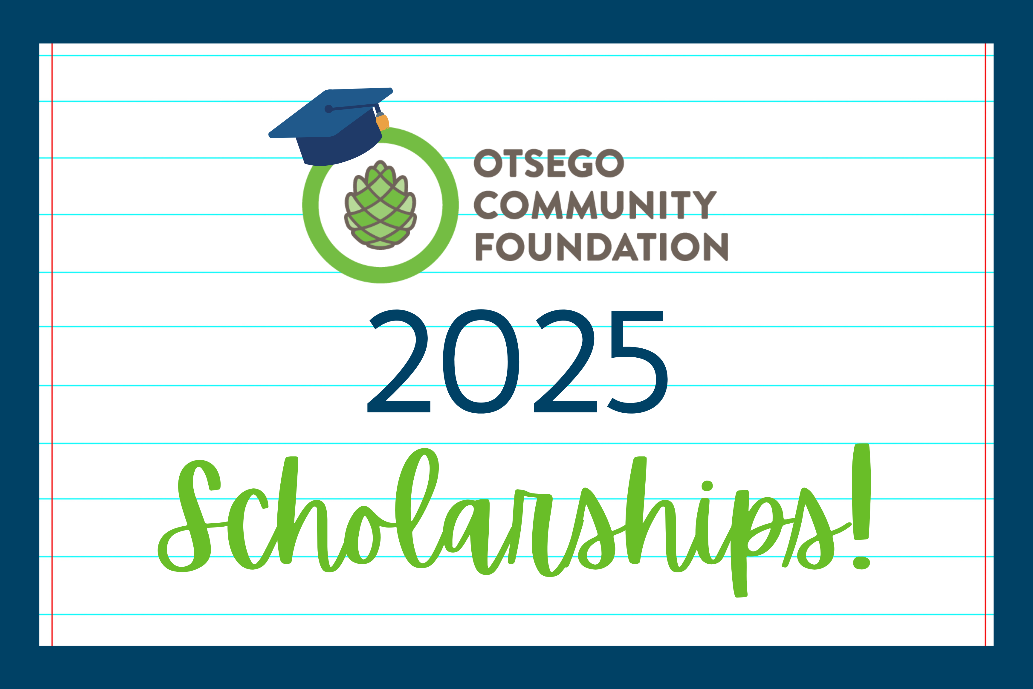 2025 Scholarships Graphic