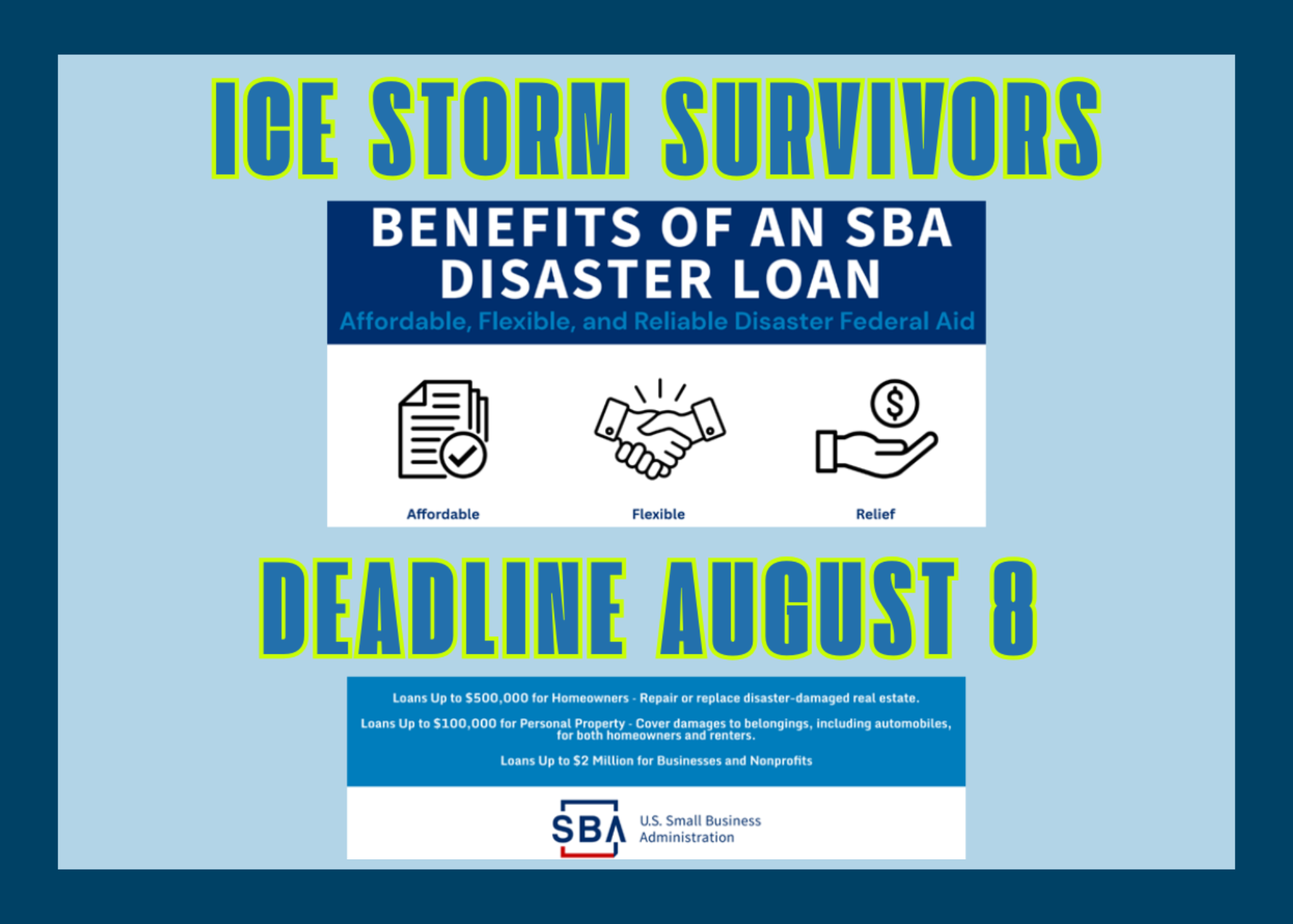 Benefits of an SBA Disaster Loan
